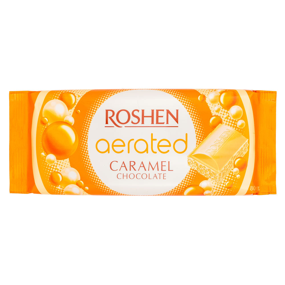 Roshen Aero Caramel Chocolate Bar 180g