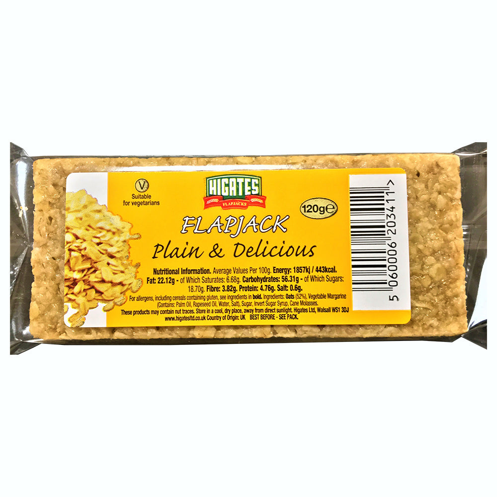 Higates Plain Original Flapjack 120G 291033