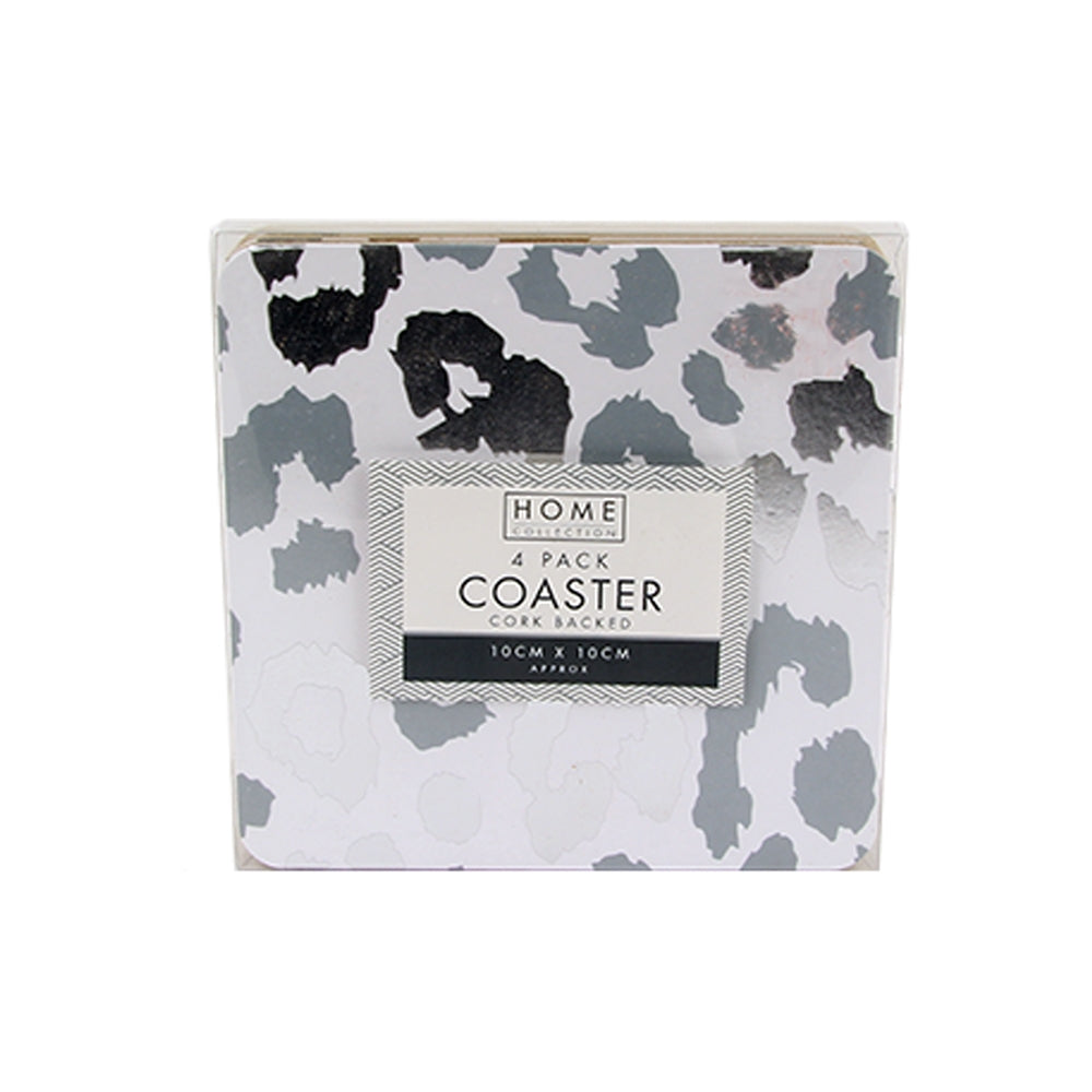 4 Pack Leopard Coasters 325841