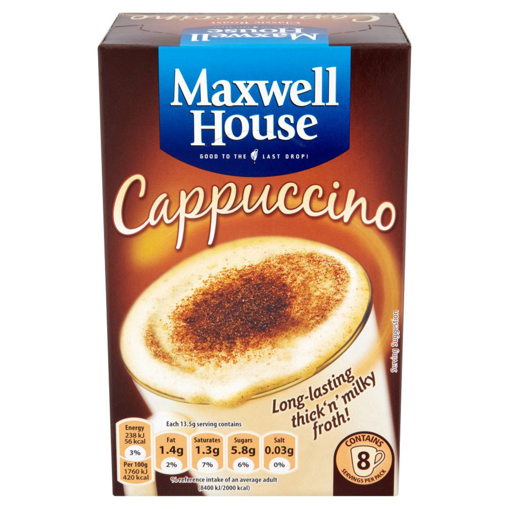 Maxwell House Cappuccino 8 Pack 252101