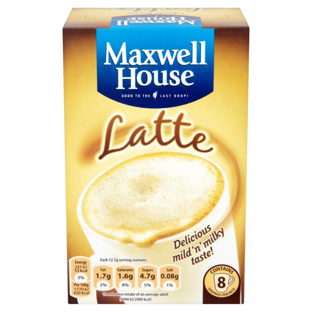 Maxwell House Latte 8 Pack 268623
