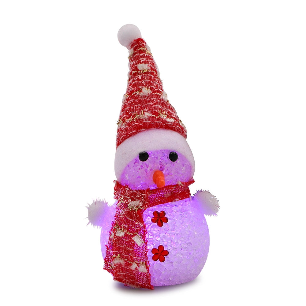 Led Light Up Snowman Red 331941-RED