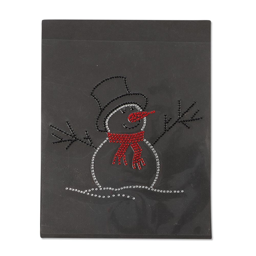 Crystal Snowman Window Stickers 332129-SNOWMAN