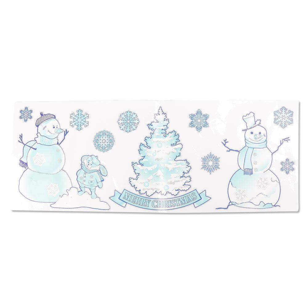 Long Glitter Snowman Stickers 332130-SNOWMAN