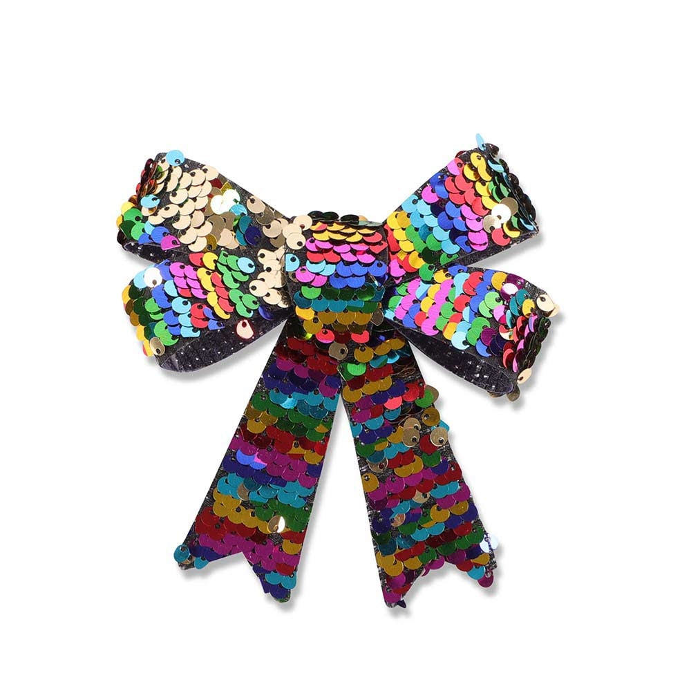 Sequinned Bows 4 Pack 332557