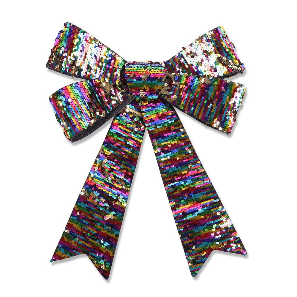 Large Sequinned Bow | Poundstretcher 332559