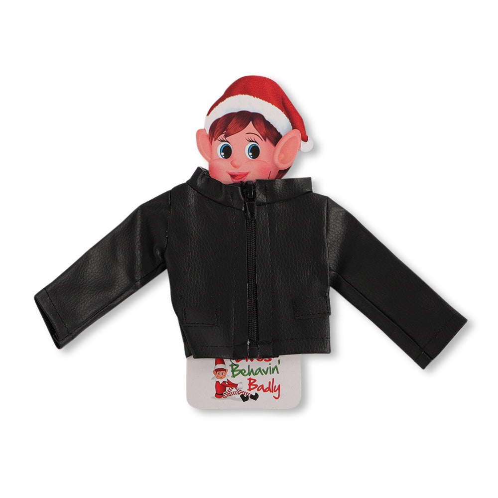 Elves Behavin' Badly Faux Leather Jacket 332873