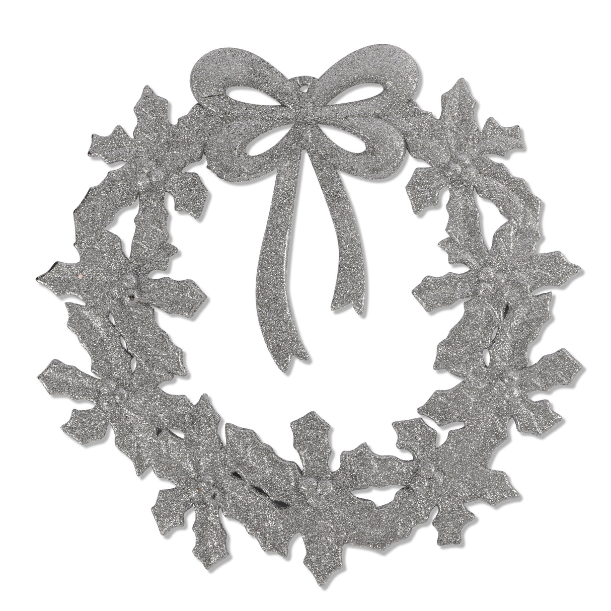Silver Glitter Wreath 339921-SILVER