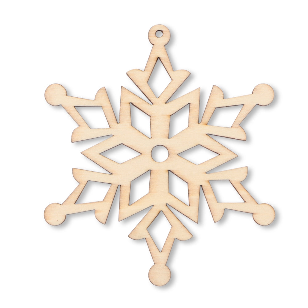 Wooden Star Tree Hangers 6 Pack 331971-STAR