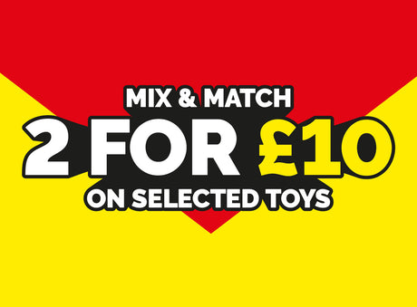 2 for £10 toy offer now on at Poundstretcher