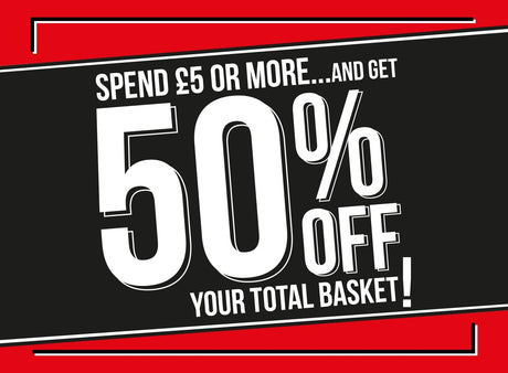 50% off Poundstretcher when you Spend £5 or More