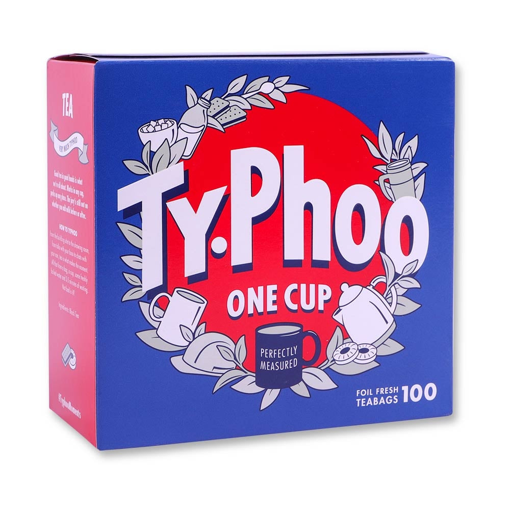 Typhoo 100 Round Tea Bags 204555-NEW