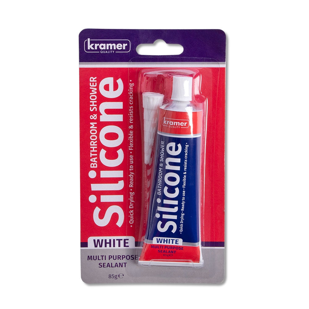 White Bath & Shower Silicone 85G 316313