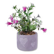 Patterned Grey Pot Plant Flowers 329791-PATTERNED-GREY-POT-PLANT-FLOWERS