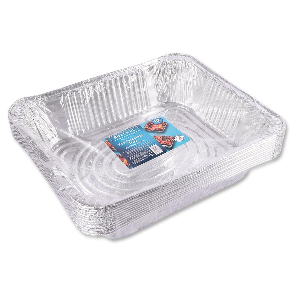 12 Foil Roasting Trays 329843