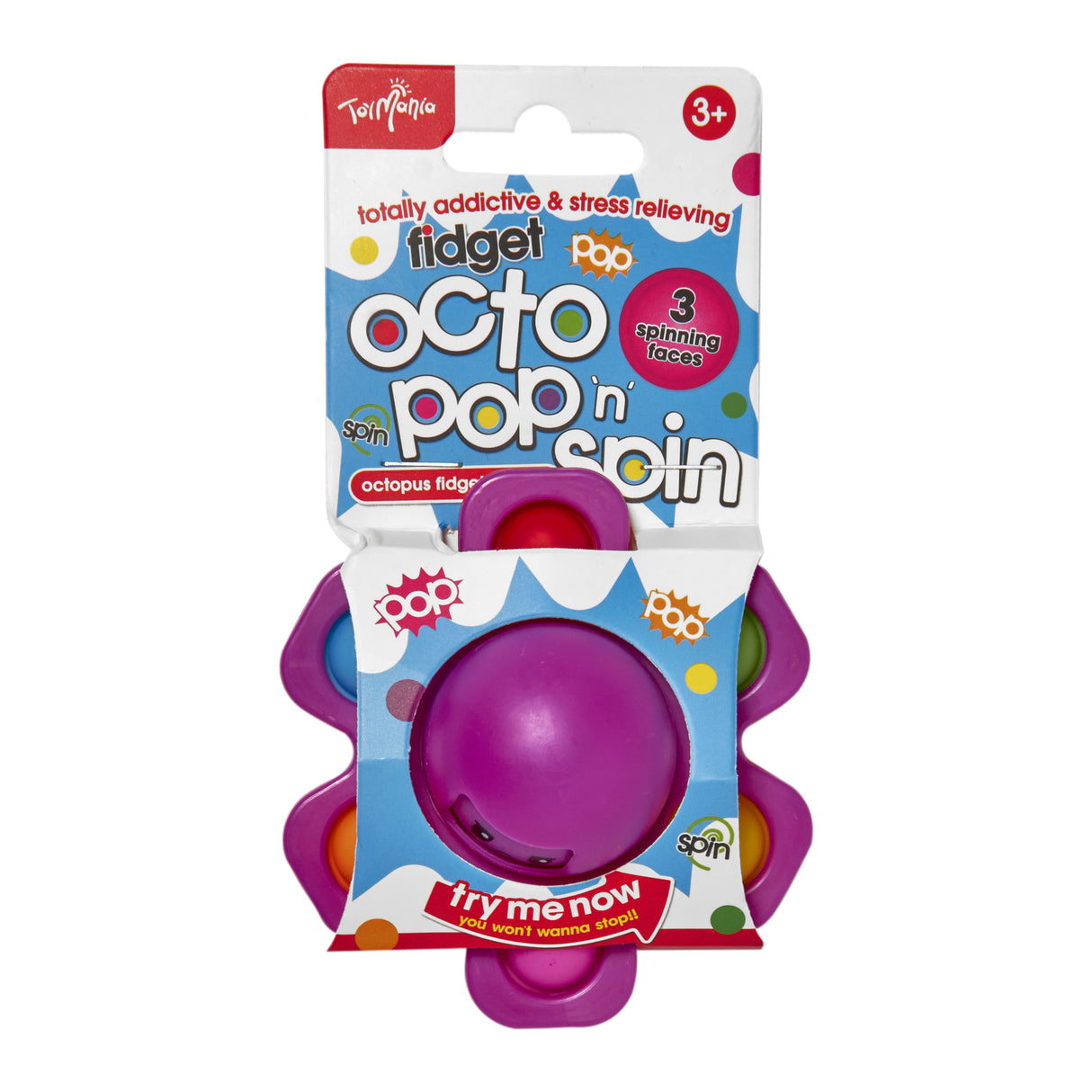 Purple Octopus Spinning Fidget 334900-PURPLE