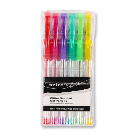 Coloured Glitter Glue Pens 327690