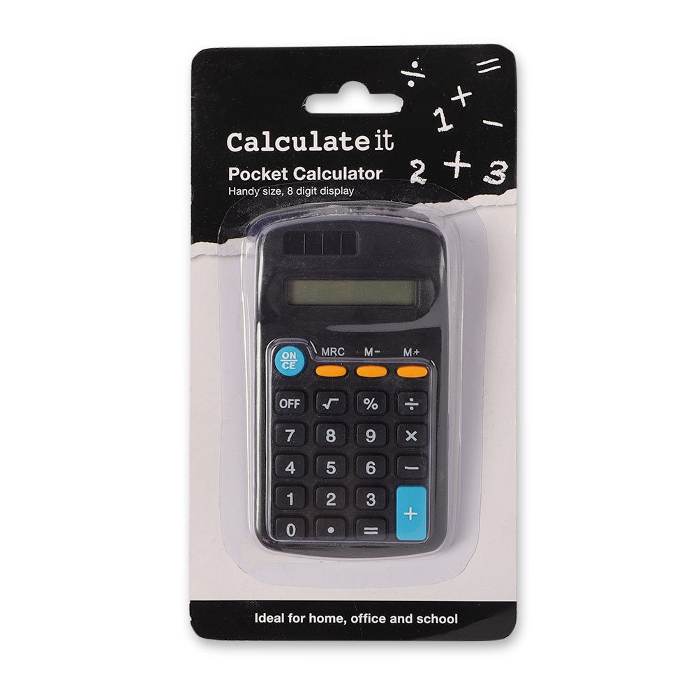 Pocket Calculator Black 327733-BLACK
