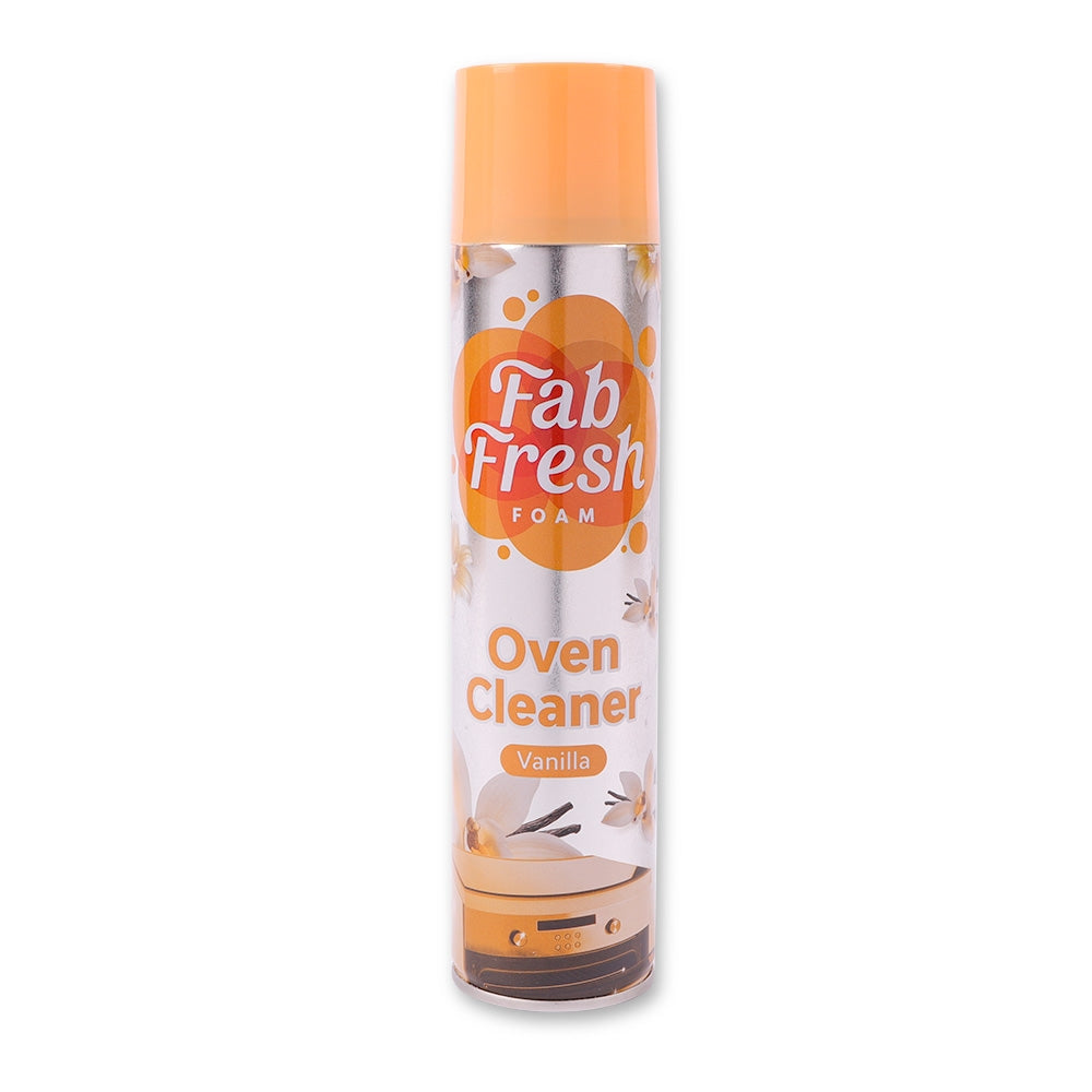 Fab Fresh Foam Oven Cleaner Spray Vanilla 300ml | Poundstretcher