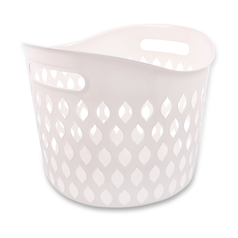White Laundry Basket 294619