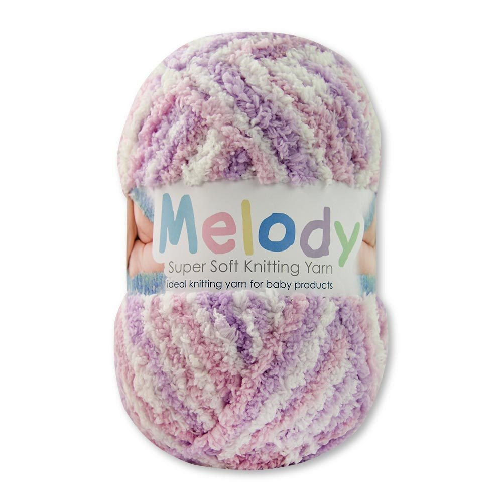 Melody Soft Yarn Purple 1X150G 262561-PURPLE