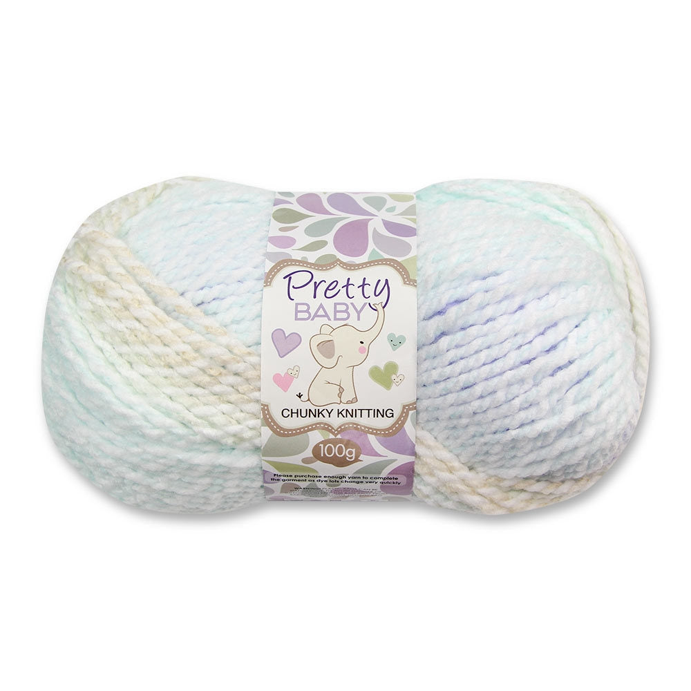 Pretty Baby Chunky Knit Yarn 1X100G Blue 269502-BLUE
