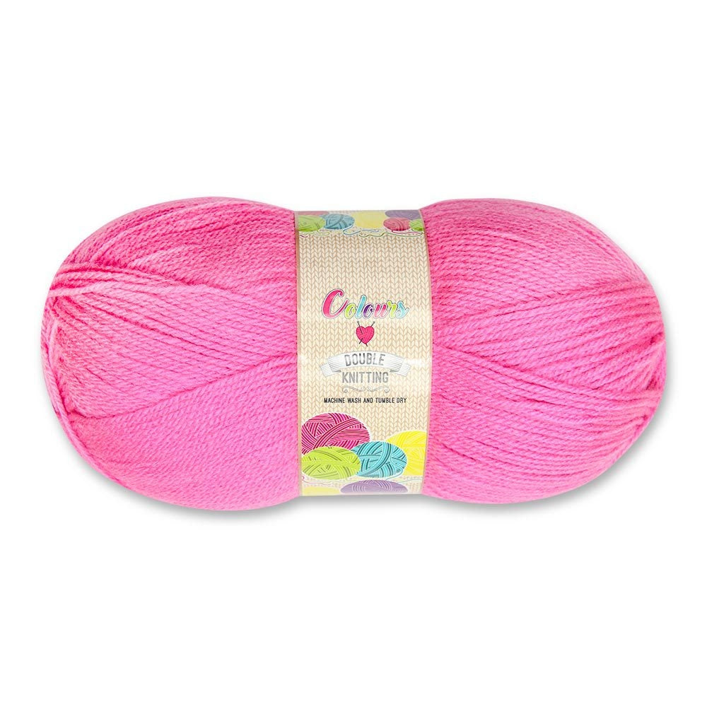Double Knit Yarn 1X150G - Candy Pink  322479-Candy-Pink