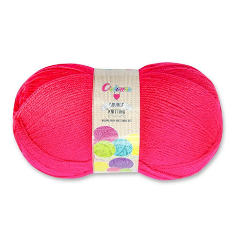 Double Knit Yarn 1X150G - Hot Pink  322479-Bright-Pink