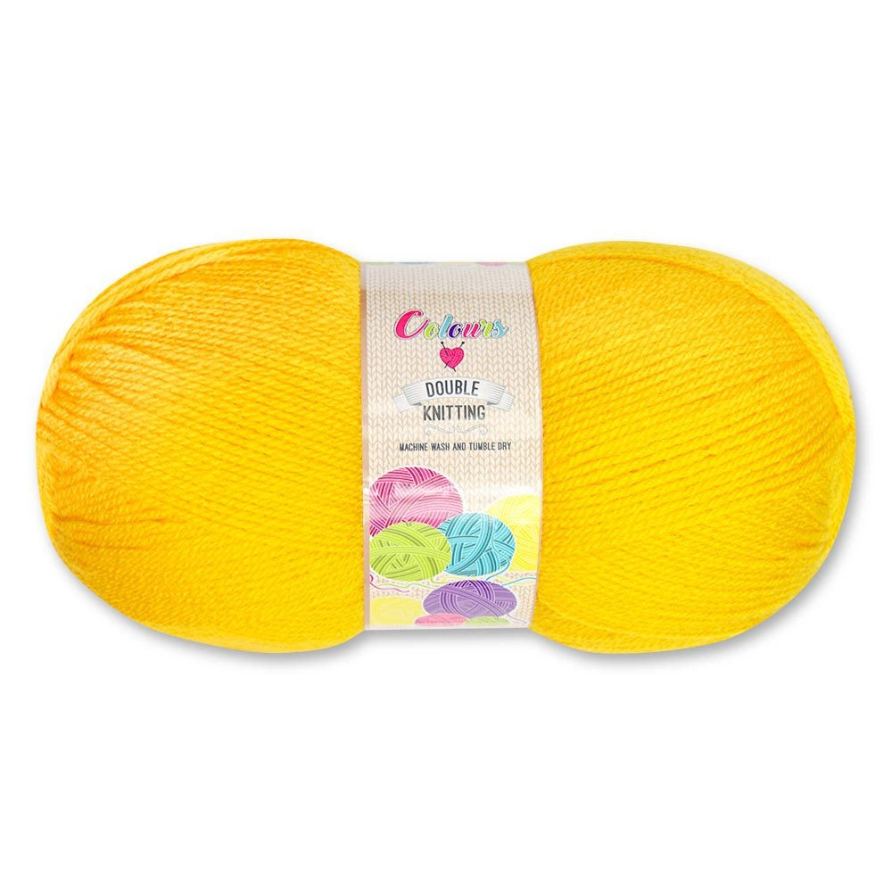 Double Knit Yarn 1X150G - Yellow 322479-yellow