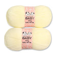 Double Knit Yarn Baby Pastel Yellow 2X100G 322480-BABY-PASTEL-yellow