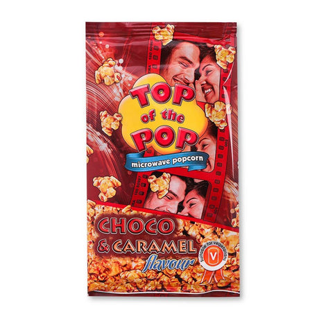 Top Of The Pops Chocolate & Caramel Microwave Popcorn 303296