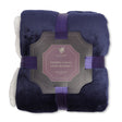 Sherpa Navy Fleece Throw 130 X 180Cm 332832-NAVY 