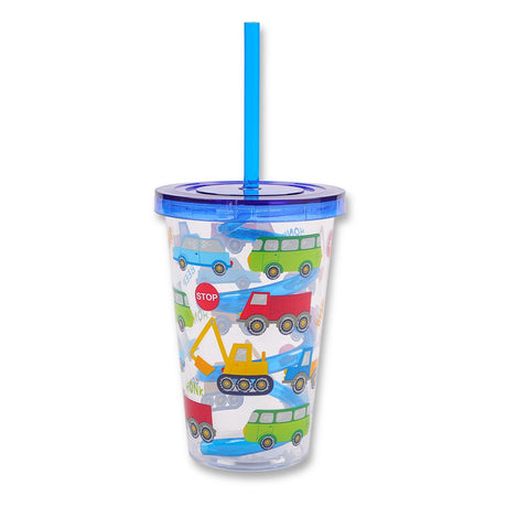 Spiral Straw Cup Trucks 325891-TRUCKSS