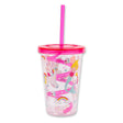 Spiral Straw Cup Unicorn Mermaid 325895