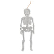 Silver Glitter Hanging Skeleton  337092-silver