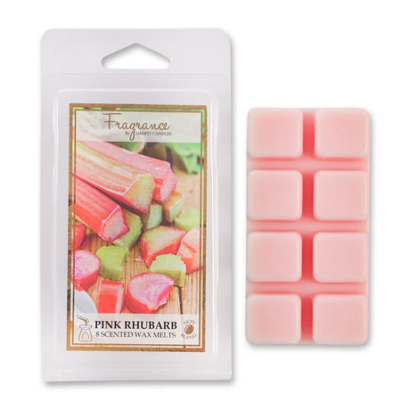 Wax Melts Pink Rhubarb 6 Pieces 331026-PINK-RHUBARB