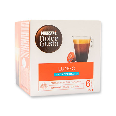Nescafe Dolce Gusto Lungo Decaff 16 Pods 305312