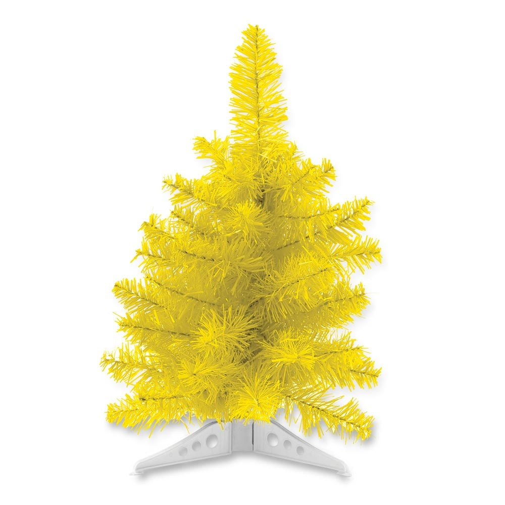 Yellow Mini Christmas Tree 1Ft 332038