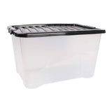 Plastic Storage Box With Lid 65 Litres