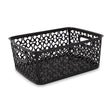 Small Black Patterned Basket  318348-BLACK 