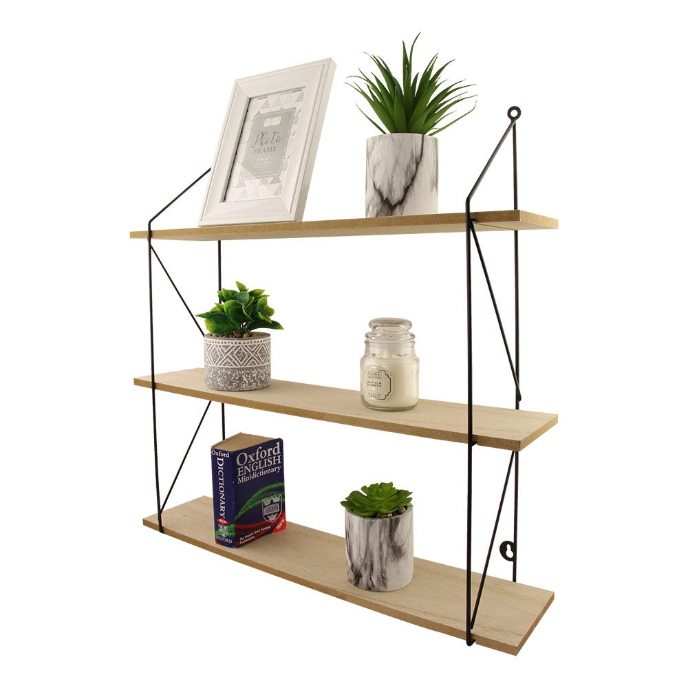 Wood Wire 3 Tier Shelf  327662