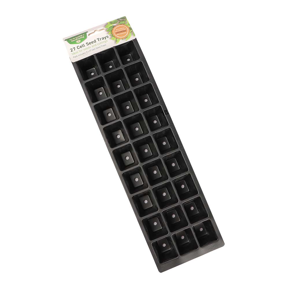 27 Cell Seed Trays 5 Pack - Green