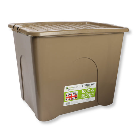 Brown Recycled Storage Box 80L 334880