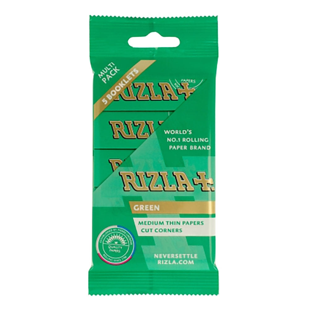Rizla Cigarette Papers Green 5 Pk 254819