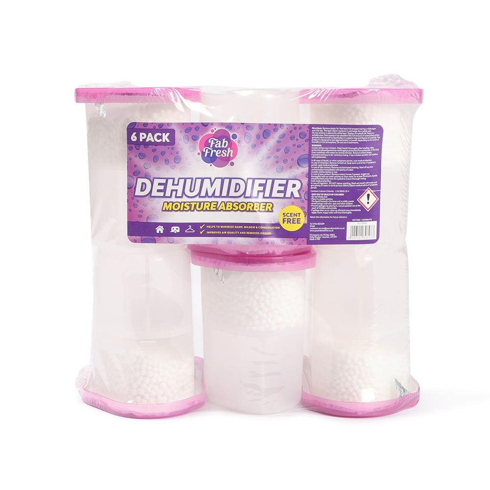 Fab Fresh Dehumidifier Moisture Absorber 6 Pack 288843