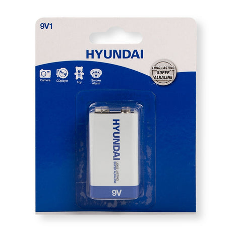 Hyundai Alkaline 9V Batteries 301977