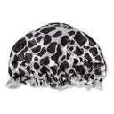 Cow Print Satin Shower Cap 315082-COW 