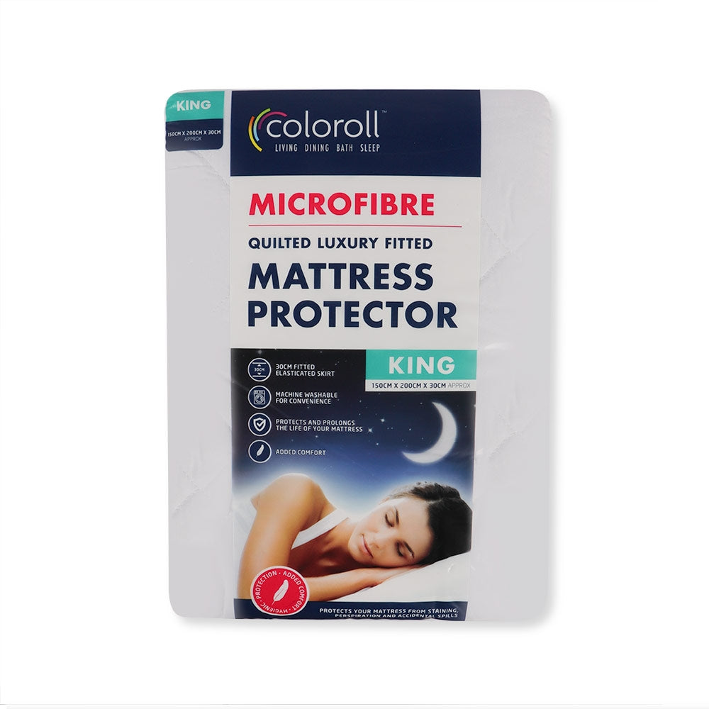 Microfibre Mattress Protector - King  315434