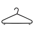 10 Plastic Hangers 316704