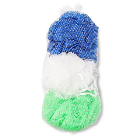 Bath Loofah 3 Pack - Blue & Green 328284-BLUE GREEN